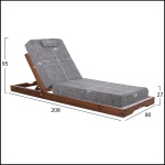 ΞΑΠΛΩΣΤΡΑ IKARIA HM10622.05 ΠΕΥΚΟ ΣΕ ΚΑΡΥΔΙ-ΓΚΡΙ TEXTILEΝΕ-ΜΑΞΙΛΑΡΙ 20εκ. - Image 2