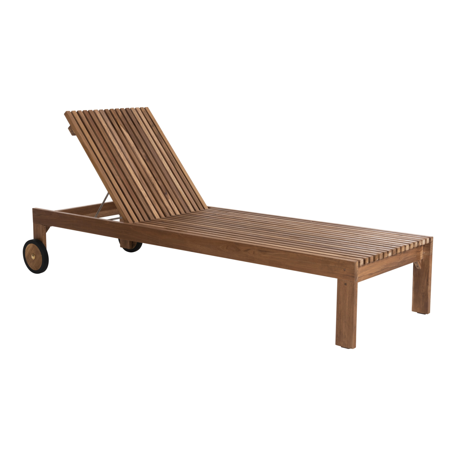 xaplostra-fb9596311-xylo-teak-se-fysiko- ΞΑΠΛΩΣΤΡΑ LAGERTHA HM5963.11 ΞΥΛΟ ΤΕΑΚ ΣΕ ΦΥΣΙΚΟ ΧΡΩΜΑ 200x65x102Υεκ. - Image 1