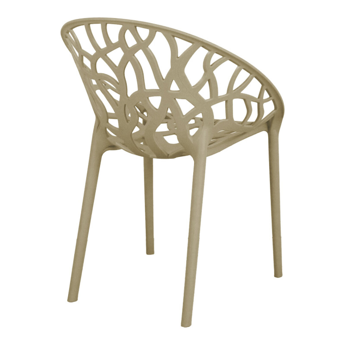 Πολυθρόνα Daren pp σε cappuccino απόχρωση 59x60x79,5εκ - Image 2