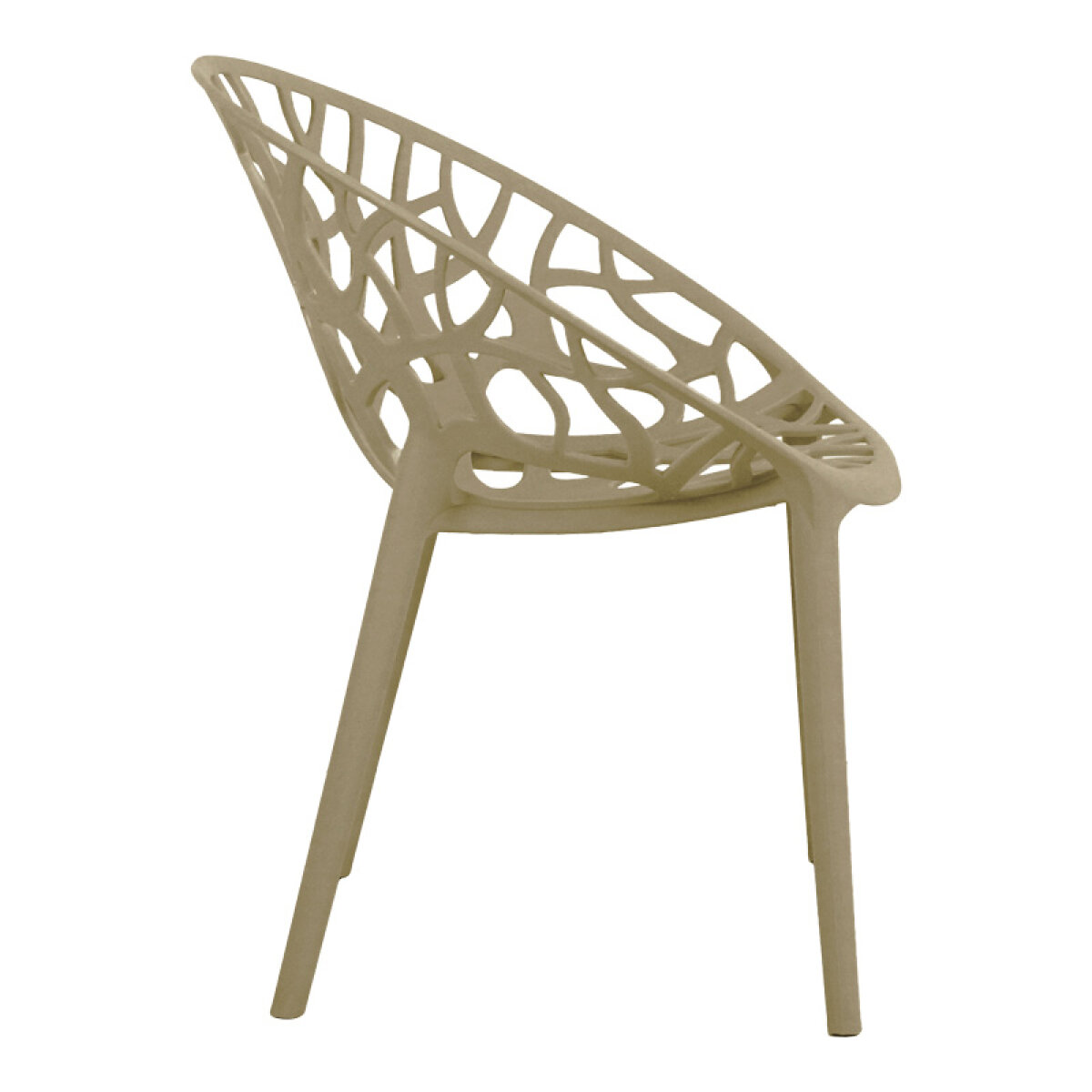 Πολυθρόνα Daren pp σε cappuccino απόχρωση 59x60x79,5εκ - Image 3
