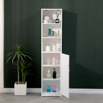 Ντουλάπι-στήλη Desilia mdf λευκό 37x30x160εκ