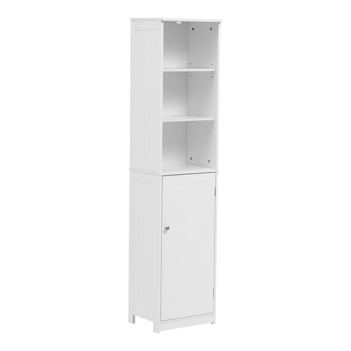 Ντουλάπι-στήλη Desilia mdf λευκό 37x30x160εκ - Image 3