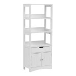 Ντουλάπι-στήλη Sejo mdf λευκό 60x32.5x154εκ