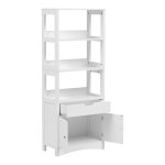 Ντουλάπι-στήλη Sejo mdf λευκό 60x32.5x154εκ - Image 2
