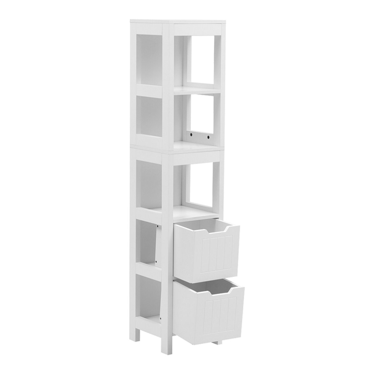 Ντουλάπι-στήλη Kelby mdf λευκό 30x30x144εκ - Image 3