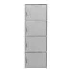 Ντουλάπι-στήλη Soline I σε λευκή απόχρωση 40x34.5x120εκ - Image 3