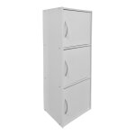 Ντουλάπι-στήλη Soline λευκό 40x34.5x90.5εκ