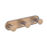 LUSSO BRUSH ROSE GOLD τριπλή κρεμάστρα 3653-3BRG