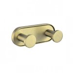 LUSSO BRUSH GOLD διπλή κρεμάστρα 3653-2BG