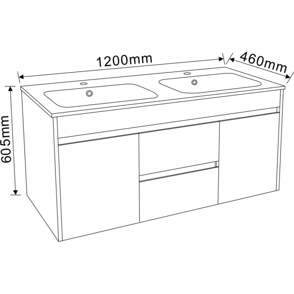 Έπιπλο μπάνιου ICP 12060 - Image 3