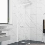 Σταθερό διαχωριστικό CRISTINA WHITE MAT 125TR-100