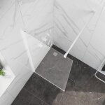 Σταθερό διαχωριστικό CRISTINA WHITE MAT 125TR-100 - Image 2