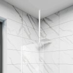 Σταθερό διαχωριστικό CRISTINA WHITE MAT 125TR-100 - Image 3