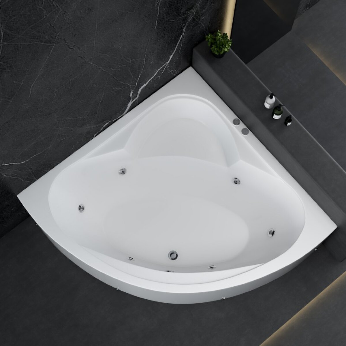 Μπανιέρα υδρομασάζ ICSH 141455 W - Image 2