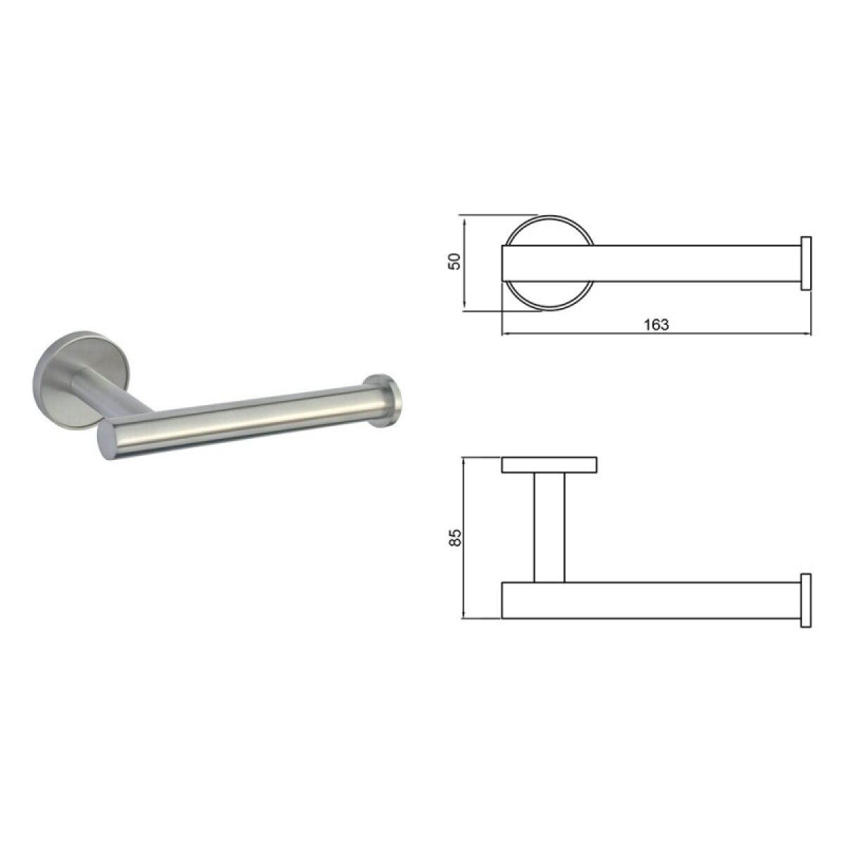 LUSSO BRUSH χαρτοθήκη τουαλέτας 3651-1BS - Image 4