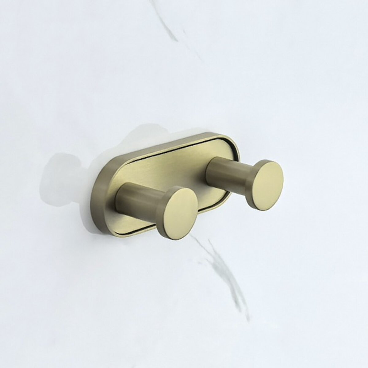 LUSSO BRUSH GOLD διπλή κρεμάστρα 3653-2BG - Image 2