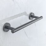 LUSSO GUN GREY βάση για πετσέτα 30cm 3624GG - Image 2