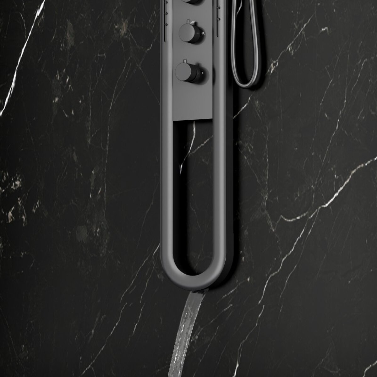 Πάνελ υδρομασάζ 3617GG GUN GREY - Image 4