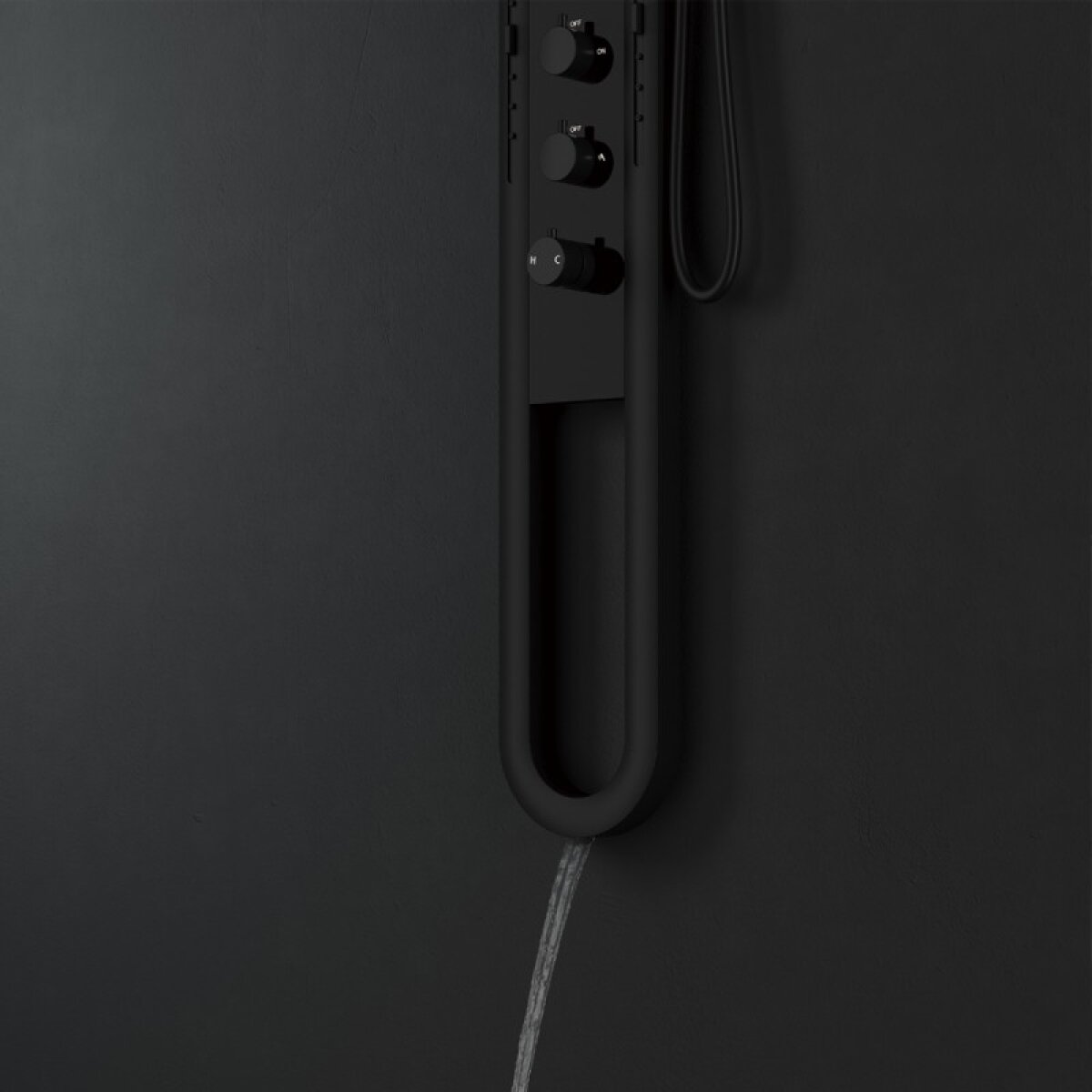 Πάνελ υδρομασάζ 3617MB μαύρο ματ - Image 4