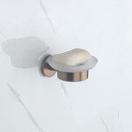 LUSSO BRUSH ROSE GOLD σαπουνοθήκη 3659BRG - Image 2