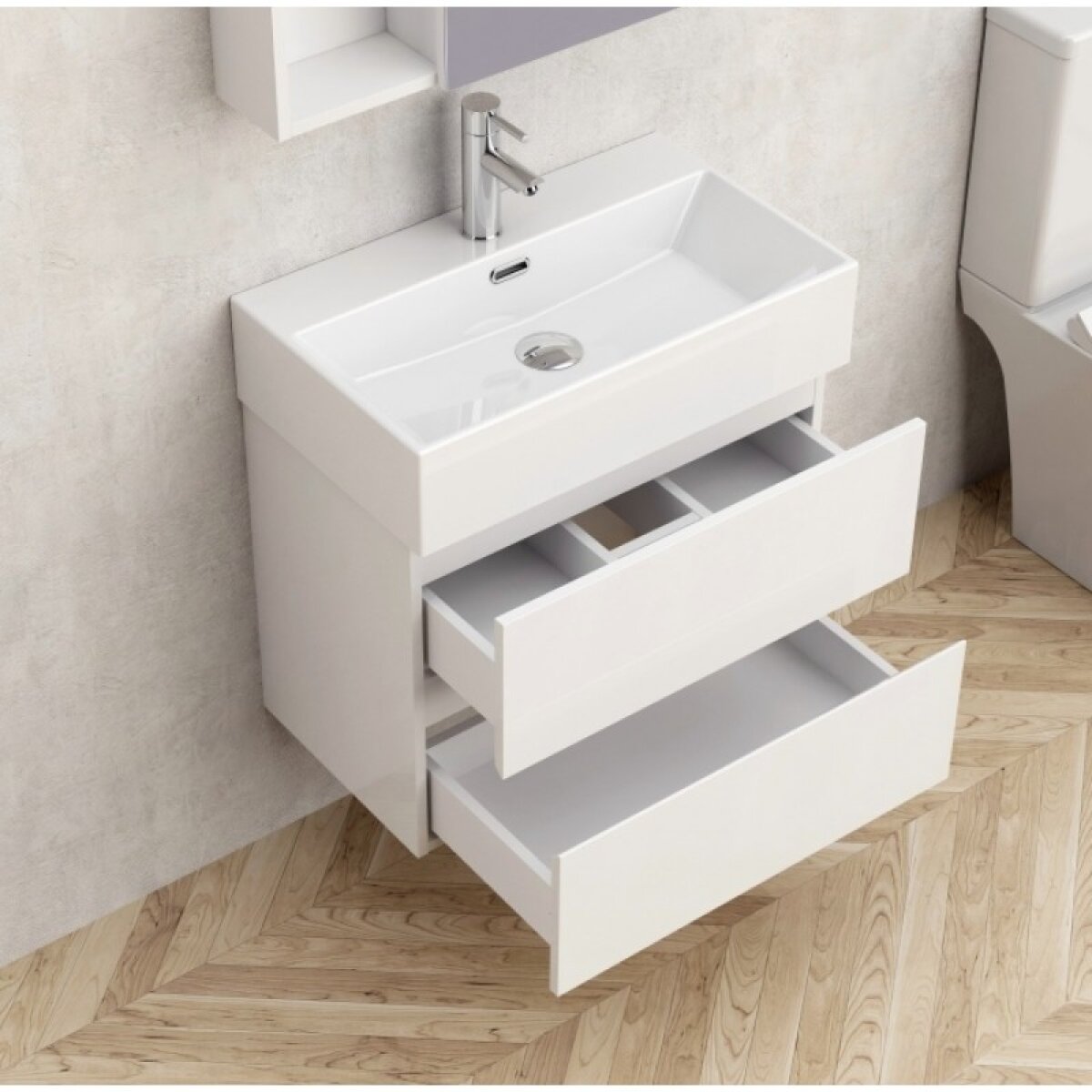 PVC έπιπλο COMPACT 5845W + νιπτήρας 6036W - Image 2