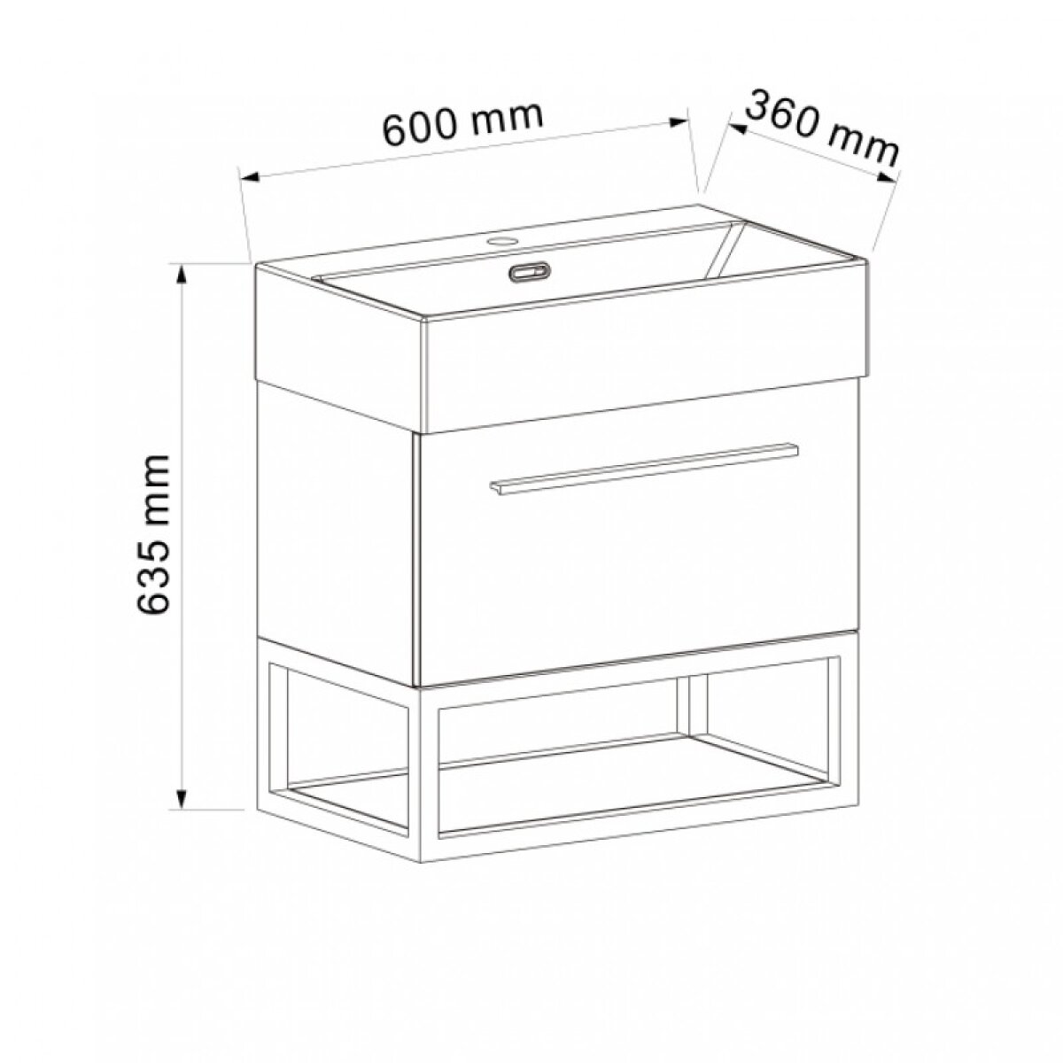 PVC έπιπλο COMPACT 5950 + νιπτήρας 6036MB - Image 4