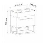 PVC έπιπλο COMPACT 5950 + νιπτήρας 6036MB - Image 4