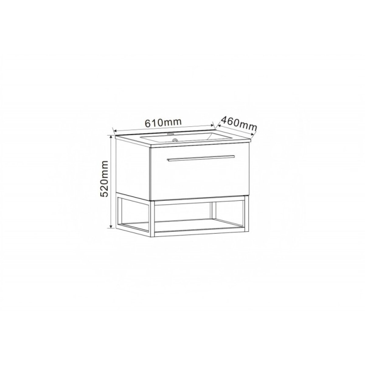 Έπιπλο μπάνιου ICP 6050-039 SIMON - Image 3