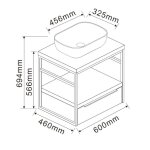Έπιπλο μπάνιου ICP 6056-039 COMO - Image 4