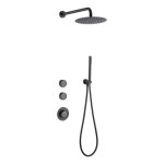 CATARINE GUN GRAY εντοιχιζόμενη μπαταρία ντους 634503GG