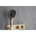 BIAGIO BRUSH GOLD εντοιχιζόμενη μπαταρία ντους 634577 BRUSH GOLD - Image 4