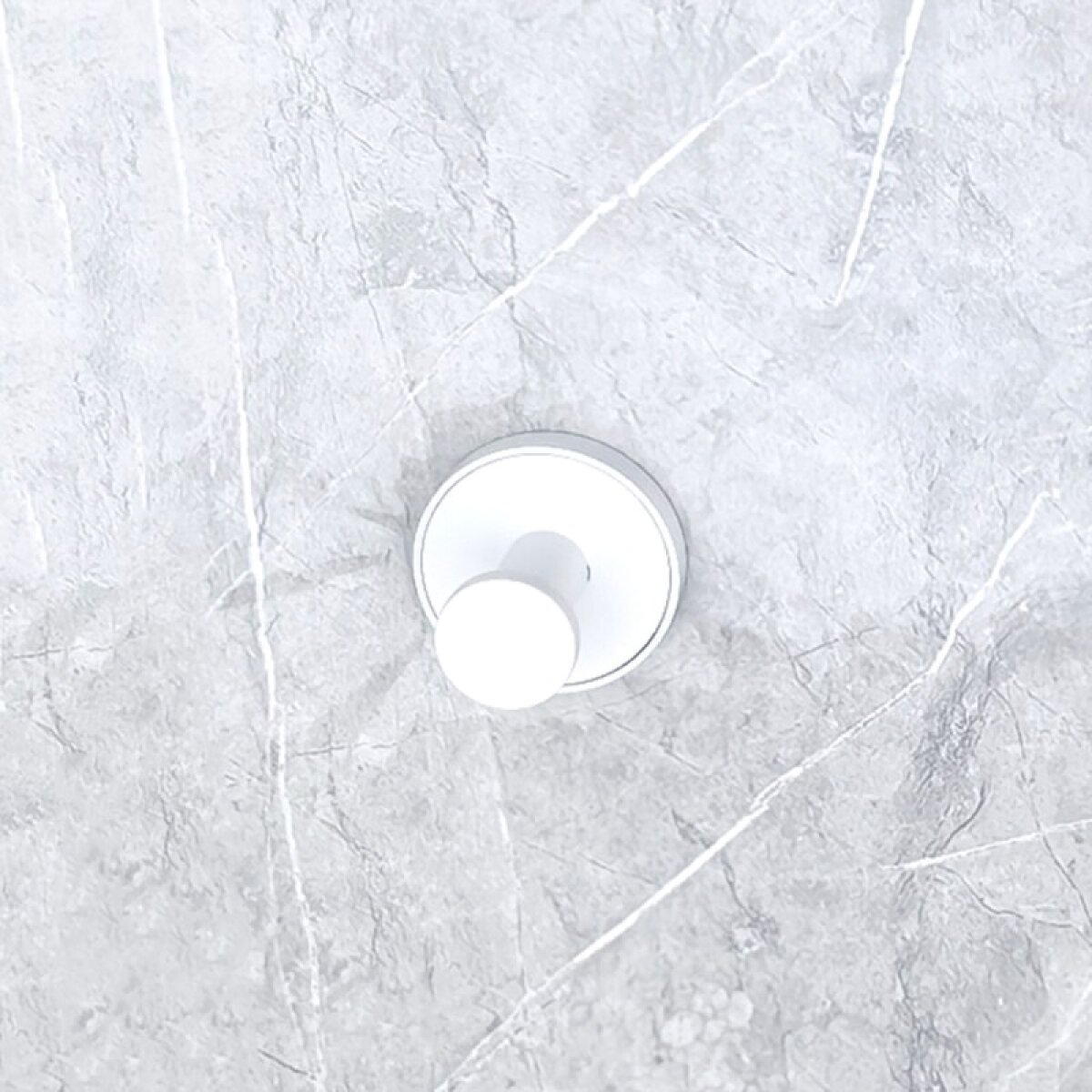 LUSSO WHITE MATT μονή κρεμάστρα 3653-1WM - Image 3