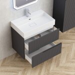 PVC έπιπλο ELORIA 7056DARK GREY - Image 3