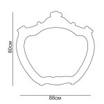 ΚΑΘΡΕΦΤΗΣ ΜΕ PVC ΠΛΑΙΣΙΟ ELISABETH 7203 - Image 2
