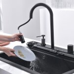 SMART KITCHEN FAUCET ΟΡΕΙΧΑΛΚΙΝΗ ΜΠΑΤΑΡΙΑ ΚΟΥΖΙΝΑΣ - Image 4