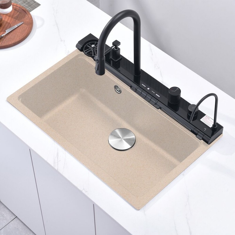 8276-sand-800x800 AQUARIS νεροχύτης κουζίνας 8276 SAND + μπαταρία 7567131MB - Image 1