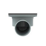Σιφόνι δαπέδου 100*100mm 6414GG GUN GRAY - Image 3
