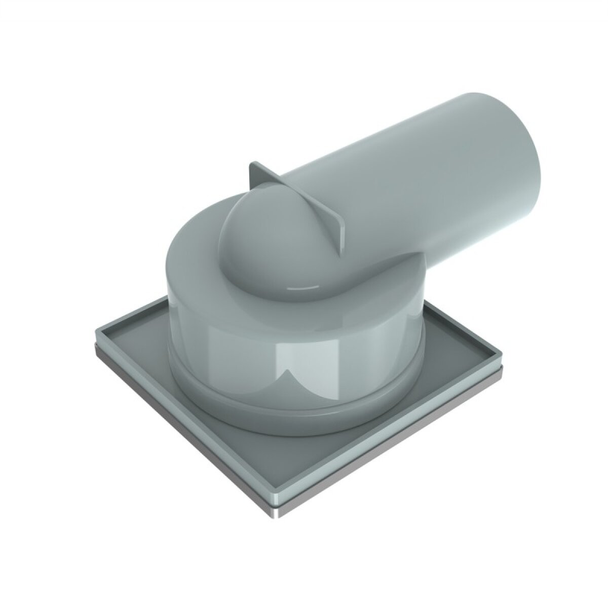 Σιφόνι δαπέδου 100*100mm 6414GG GUN GRAY - Image 5