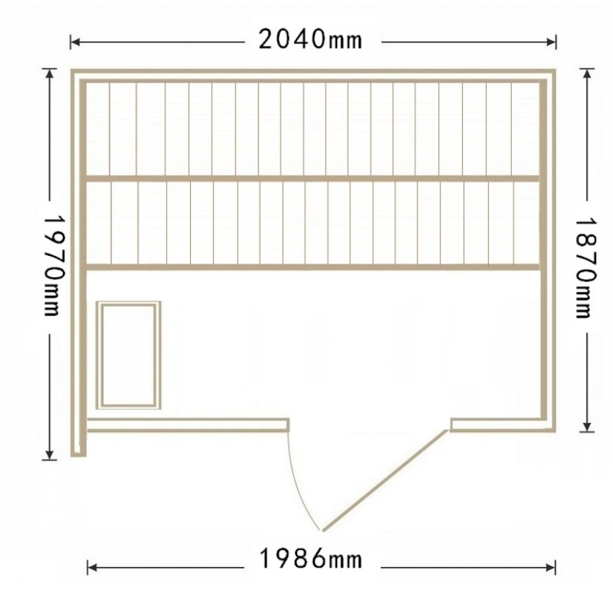 Σάουνα ICL LM-H04 - Image 3